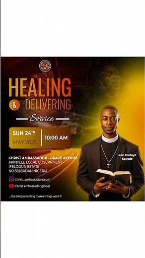Church flyer design in Photoshop
