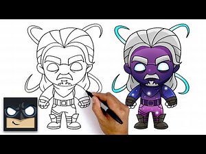 How To Draw Galaxy Skin | Fortnite - Videos For Kids