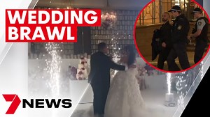 348K views · 2.1K reactions | It was a Sydney wedding with it all, from fog machines to fireworks, but what started with a bang ended with a brawl after quickly evolving into a wild family feud. The extravagant reception in the CBD saw one guest tasered and a policeman injured. 7NEWS at 6pm. More local news: 7news.com.au/news/sydney #WeddingBrawl #7NEWS | 7NEWS Sydney | Facebook