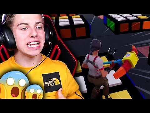 J'AI ROULÉ SUR CE DEATHRUN RUBIK'S CUBE SUR FORTNITE CRÉATIF !!!