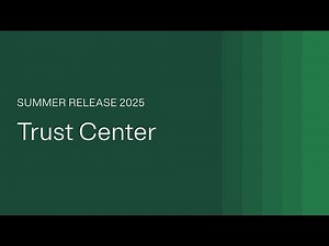 Technical Overview for Trust Center