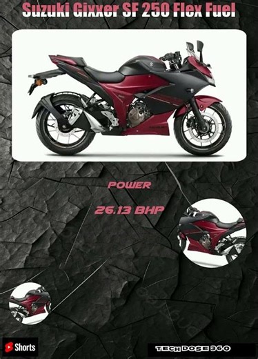 Suzuki Gixxer SF 250 Flex Fuel Bike Features|Shorts