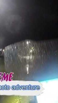 me encuentro con calle muy inundada debido a fuertes lluvias, el video completo en yutu