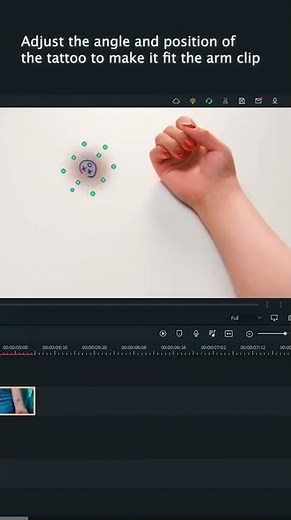 Disappearing Tattoo Effect!? #Shorts #Filmora #WondershareFilmora