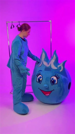 Blue Flame Mascot 🔥💙 | Corporate Brand Character for Business & Marketing