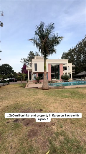 #karen 5 bedroom #luxury Mansion #forsale . Sitted on 1 acre land in Karen-KCB. With a pool . Price at 260 million: Call 0722601009 . #viral #fyp