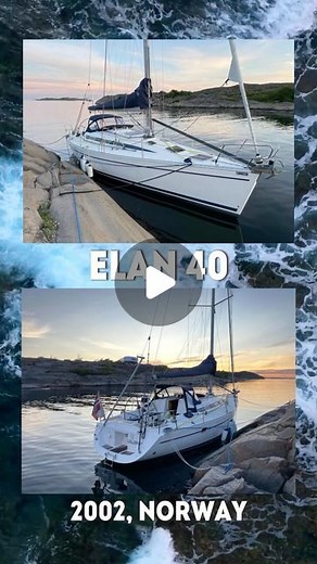 Vadim Luppo on Instagram: "Elan 40 2002. A well equipped, modernised and comfortable sailing yacht for 88,000 euros! The boat has been fully serviced in 2019-2021 and is fully ready for long sea voyages. Length: 12.2 metres Width: 3.85 metres Draft: 2.4 metres Sleeping berths: 8 Toilet: electric Shower: available Location: Norway. Teak deck and spacious cockpit with table. Well-maintained saloon with new covers and mattresses. Fully equipped large kitchen with cooker and refrigerator. Updated ri