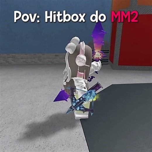A Hitbox do MM2 ta impossível😭 #mm2