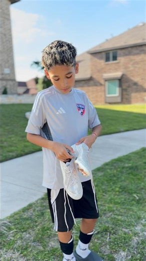 His lucky cleats #football #babyalex #soccer