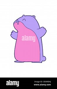 pressure popping animation of hamster cartoon Stock Video Footage - Alamy