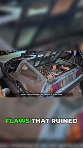 Proving the Worst Car Ever Built Can Be Better #delorean #automotive #restoration