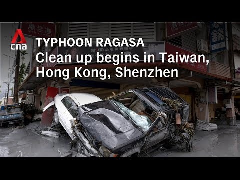 Super Typhoon Ragasa: Seawaters smash through doors, flooding Hong Kong hotel