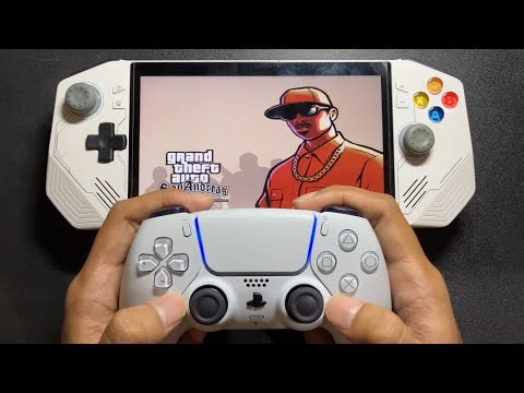 How to Connect PS5 Controller to PS2 Emulator on Handheld PC + GTA San Andreas!