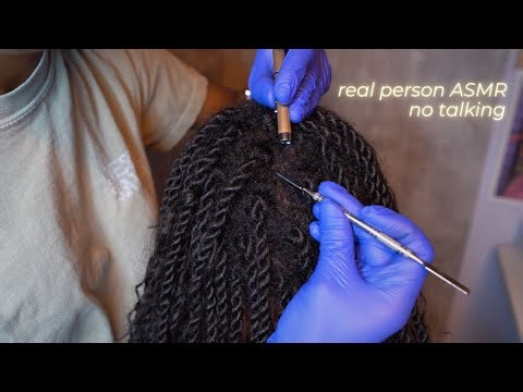 ASMR | Very Tingly Scalp Inspection on a Real Person 💤 Scalp Check & Scratching (No Talking)