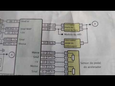 A sample of the VW computer information package engine diagram