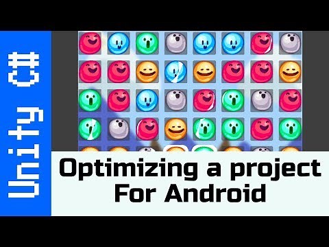 How to optimize a 2D Unity project for mobile