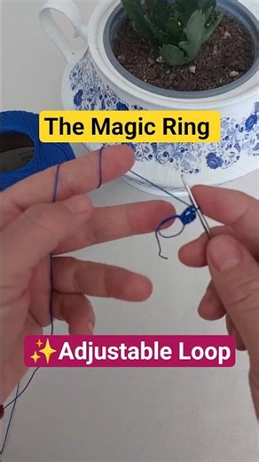 Mastering the Magic Ring✨Adjustable Loop #crochet