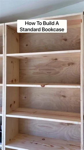 Reply to @lizlovery How To Build A Bookcase (Step-By-Step Tutorial) 🛠👷🏽‍♀️ #diy #diyproject #learnontiktok #tiktokpartner #homediy #bookcase #homerenovation #interiordesign #interiordesigner #diytutorial