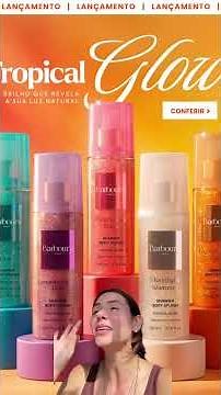 Lançamento Body Splash com Glitter