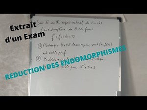 Réduction des endomorphismes:Exercice Corrigé 3