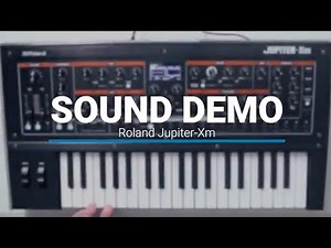 Roland Jupiter-Xm – No talking sound demo