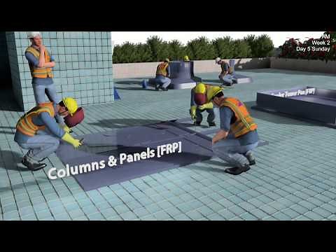 Cooling Tower Installation Simulation