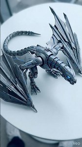 VIRAL STORM WYVERN AI MECHANICAL TOY #aiart