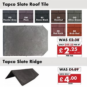 Save £ on lightweight roof tiles! Check out our latest offer on Tapco tiles and the Tapco slate ridge - the perfect blend of lightweight durability and style for all your roofing projects. Shop in branch or online today: eurocell.co.uk/trade-saver #Eurocell #TapcoTiles #Roofing | Eurocell | Facebook