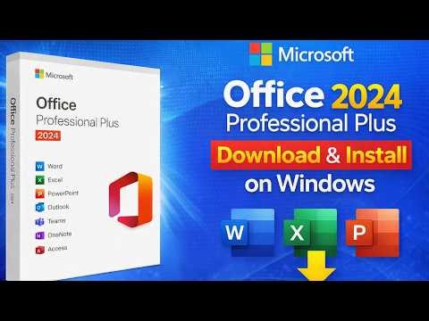 Microsoft Office 2024 Professional Plus Download & Install Guide | Complete Setup Tutorial