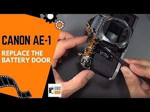 Canon AE-1 - Replace the Battery Door