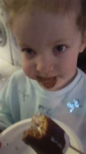 Uh Oh lol She found the Chocolate Fountain! #funny #cute #dessert