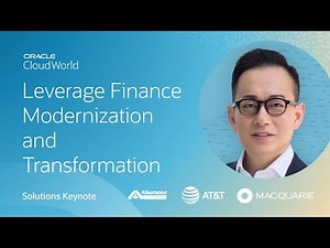 Digital finance transformation with Oracle as your innovation partner | CloudWorld 2022