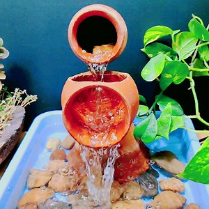 1.2M views · 15K reactions | Beautiful waterfall fountain very easy to make at home  | M garden | Facebook