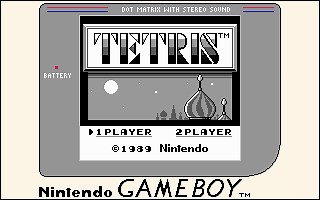 Tetris (Game Boy) - online game | RetroGames.cz