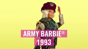 2.6K views · 112 reactions | Army Barbie® Doll In a time where a woman would be thought of negatively if they joined the army, Barbie was already enlisting with the Army, the Air Forces, the Navy and the Marines. Here she is in her Army uniform, ready to serve and do her very best. #YouCanBeAnything | Barbie | Facebook