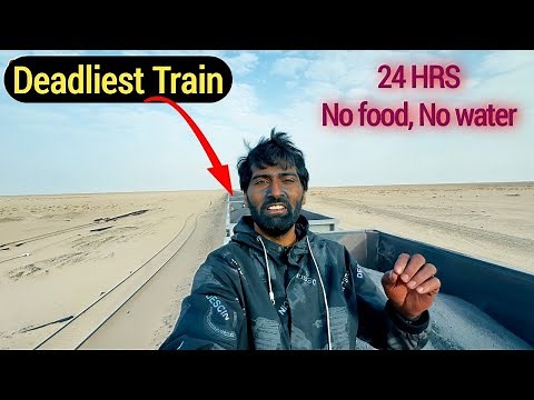 Riding Loaded Mauritanian Iron Ore Train , 22 Hours Across Sahara