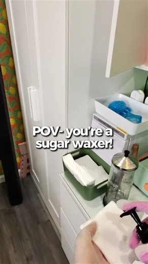 Milford CT Sugaring on Instagram: "POV: you’re a sugar waxer! Face sugaring! this was so cool to me😭😭 shoutout to my client for letting me film! 🩷"
