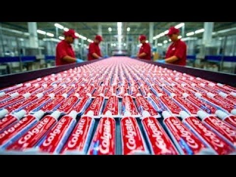 🦷 Inside the Toothpaste Factory—From mint to Toothpaste (Full Process)