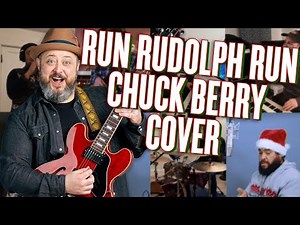 Chuck Berry - Run Rudolph Run Cover By Marty Schwartz and Jamie Allensworth