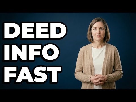 How Do I Find Deed Information At The Recorder's Office?