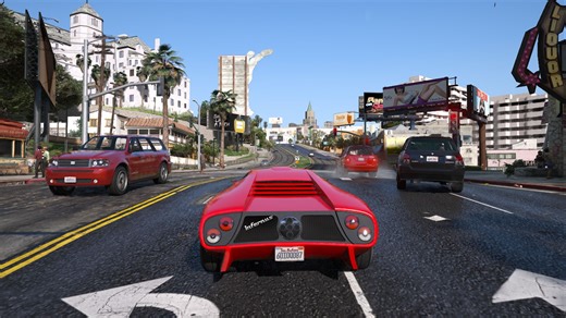 GTA5次世代全高画质 + 原创画质模组效果