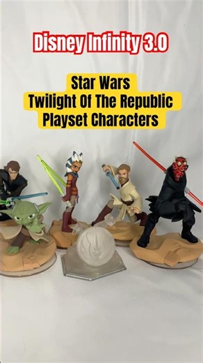 Star Wars: Twilight Of The Republic Playset Characters | Disney Infinity 3.0