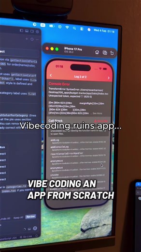 Vibecoding doesn't work until it does 💪 #coding #software #programmerlife #programmer