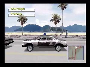 Driver 2 PS1 Take A Ride Cop Car RIO