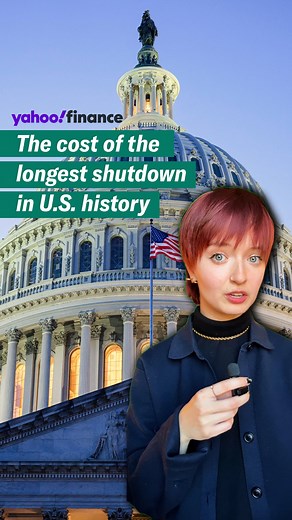 This is now officially the longest government shutdown in United States history. Here's how much it's costing America. 💰️💰️💰️ | Yahoo Finance