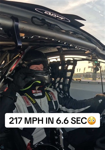 TX2K: 217 MPH Mustang Drag Race GoPro View