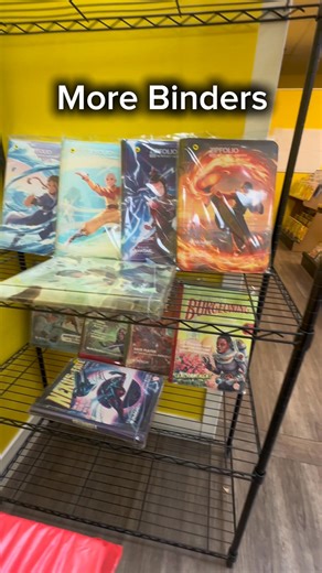 Got some more Pokemon and Magic cards and some more binders so you can put them on. Stop on by and just us out. 4:00pm - 6:00pm today. | Mr. E Comics