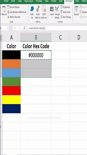 Generate Hex Codes Instantly Without Manual Work #excel #excelforbeginners #exceltips #exceltutorial