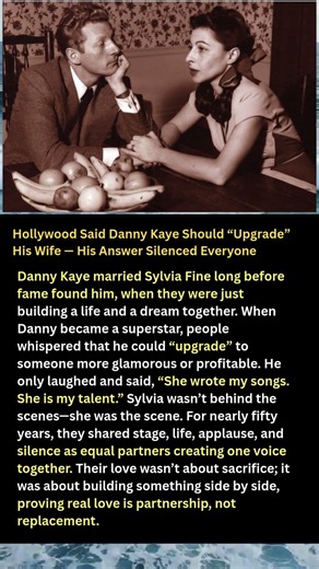Hollywood Said Danny Kaye Should “Upgrade” His Wife — His Answer Silenced Everyone #dannykaye