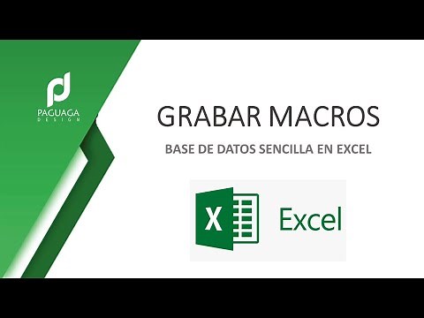 Crear una Base de Datos con Macros en Excel